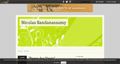 Desktop Screenshot of nicolas.sandanassamy.over-blog.com