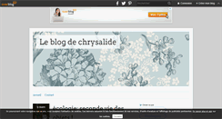 Desktop Screenshot of la-chrysalidebis.over-blog.com