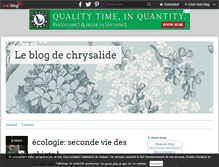 Tablet Screenshot of la-chrysalidebis.over-blog.com