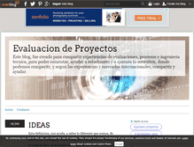 Tablet Screenshot of evaluaciondeproyectos.over-blog.es