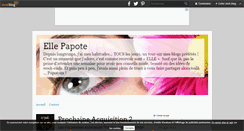 Desktop Screenshot of ellepapote.over-blog.com