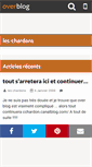 Mobile Screenshot of les-chardons.over-blog.com