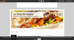 Desktop Screenshot of lesenviesdemanu.over-blog.com