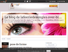 Tablet Screenshot of lafeeriedesongles.over-blog.com