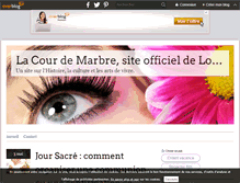 Tablet Screenshot of lacourdemarbre.over-blog.com