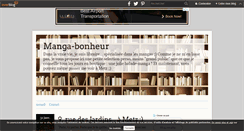 Desktop Screenshot of manga-bonheur.over-blog.com