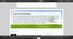 Desktop Screenshot of lart-evolution.over-blog.com