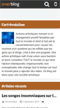 Mobile Screenshot of lart-evolution.over-blog.com