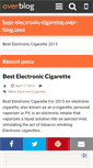 Mobile Screenshot of best-electronic-cigarette.over-blog.com