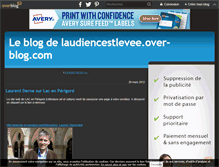 Tablet Screenshot of laudiencestlevee.over-blog.com