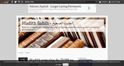 Desktop Screenshot of hadith-sahih.over-blog.com