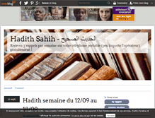 Tablet Screenshot of hadith-sahih.over-blog.com