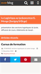 Mobile Screenshot of logistiquemonge.over-blog.com
