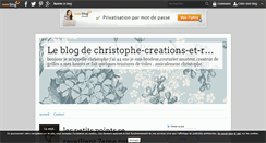 Desktop Screenshot of christophe-creations-et-realisations.over-blog.com
