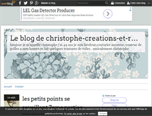 Tablet Screenshot of christophe-creations-et-realisations.over-blog.com