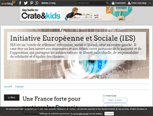 Tablet Screenshot of initiativeeuropeenneetsociale.over-blog.com