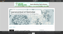 Desktop Screenshot of paranormalfantome.over-blog.com