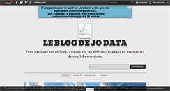 Desktop Screenshot of jodata.over-blog.com