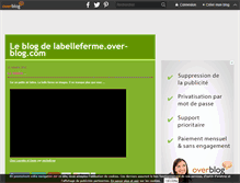 Tablet Screenshot of labelleferme.over-blog.com