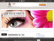 Tablet Screenshot of lesyeuxverts.over-blog.fr
