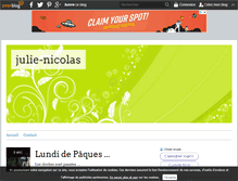 Tablet Screenshot of julie-nicolas.over-blog.com