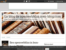 Tablet Screenshot of openwebklas.over-blog.com