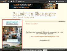 Tablet Screenshot of champagnebalade.over-blog.fr