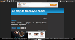 Desktop Screenshot of francoyse-hamel.over-blog.com