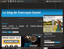 Tablet Screenshot of francoyse-hamel.over-blog.com