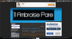 Desktop Screenshot of 11ambroisepare.over-blog.fr