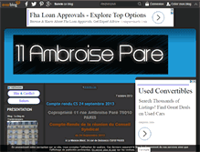 Tablet Screenshot of 11ambroisepare.over-blog.fr