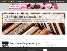Tablet Screenshot of couleursdislam.over-blog.com
