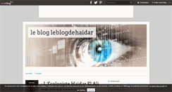 Desktop Screenshot of leblogdehaidar.over-blog.com