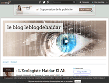 Tablet Screenshot of leblogdehaidar.over-blog.com