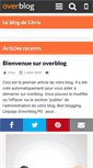 Mobile Screenshot of chrisb.over-blog.com