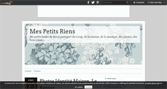 Desktop Screenshot of mespetitsriens.over-blog.com