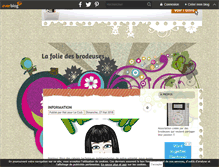 Tablet Screenshot of lafoliedesbrodeuses.over-blog.com