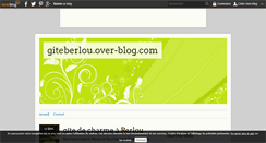 Desktop Screenshot of giteberlou.over-blog.com