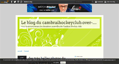 Desktop Screenshot of icambraihockeyclub.over-blog.com