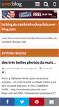 Mobile Screenshot of icambraihockeyclub.over-blog.com