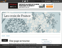 Tablet Screenshot of lescroixdefrance.over-blog.com