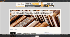 Desktop Screenshot of mat.baillargent.over-blog.com
