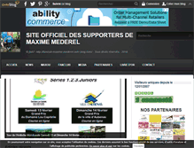 Tablet Screenshot of fanclub-maxime-mederel.over-blog.com