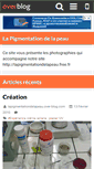Mobile Screenshot of lapigmentationdelapeau.over-blog.com