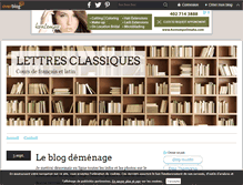 Tablet Screenshot of lettres.classiques.over-blog.com