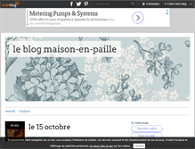 Tablet Screenshot of maison-en-paille.over-blog.com