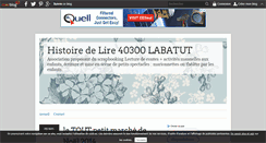 Desktop Screenshot of histoiredelire.over-blog.com