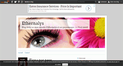 Desktop Screenshot of ethernalys.over-blog.com