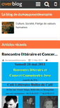 Mobile Screenshot of dumasqueetdesmains.over-blog.com