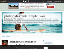 Tablet Screenshot of philippides-club-templeuvois.over-blog.com